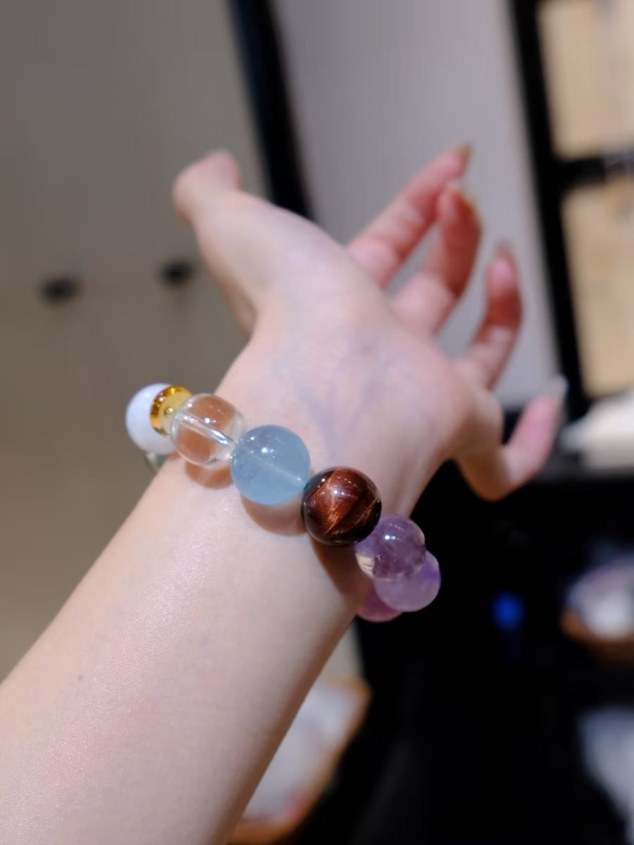 11-16mm 7 Chakra Balancing Bracelet - Image 3