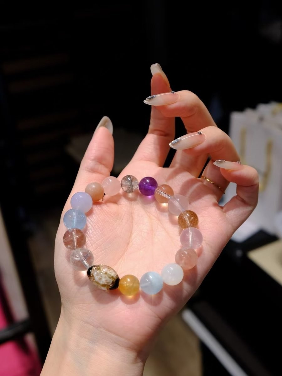 9-11mm 7 Chakra Balancing Bracelet — Ref. 02024