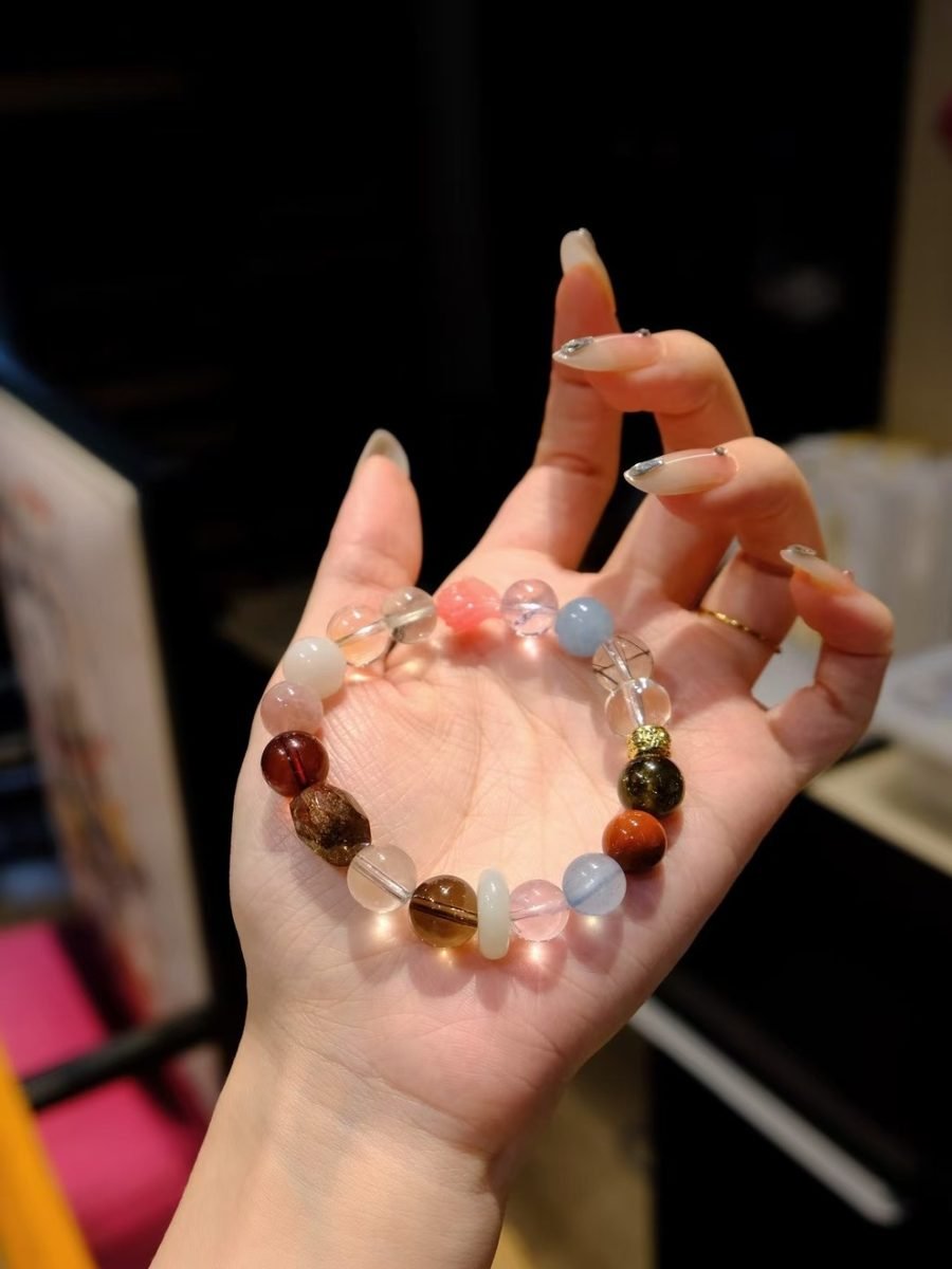 9-10mm 7 Chakra Balancing Bracelet — Ref. 02025
