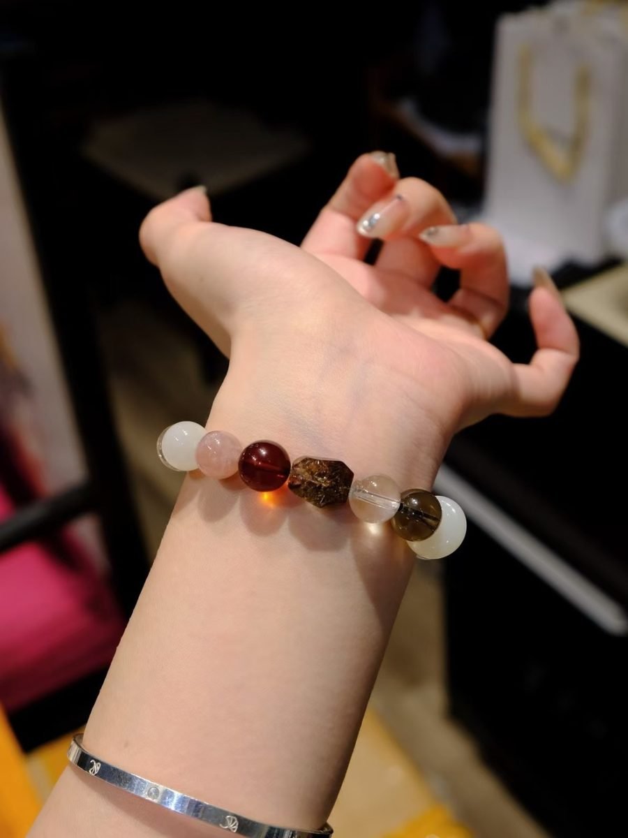 9-10mm 7 Chakra Balancing Bracelet — Ref. 02025 - Image 2