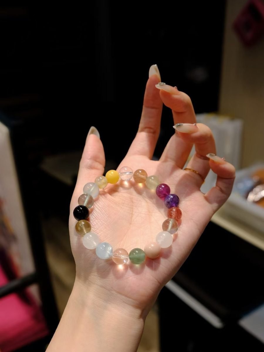 9-10mm 7 Chakra Balancing Bracelet — Ref. 02026