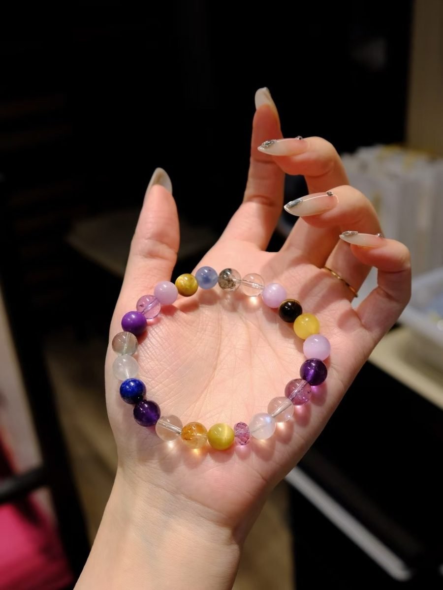 8-9mm 7 Chakra Balancing Bracelet — Ref. 02027