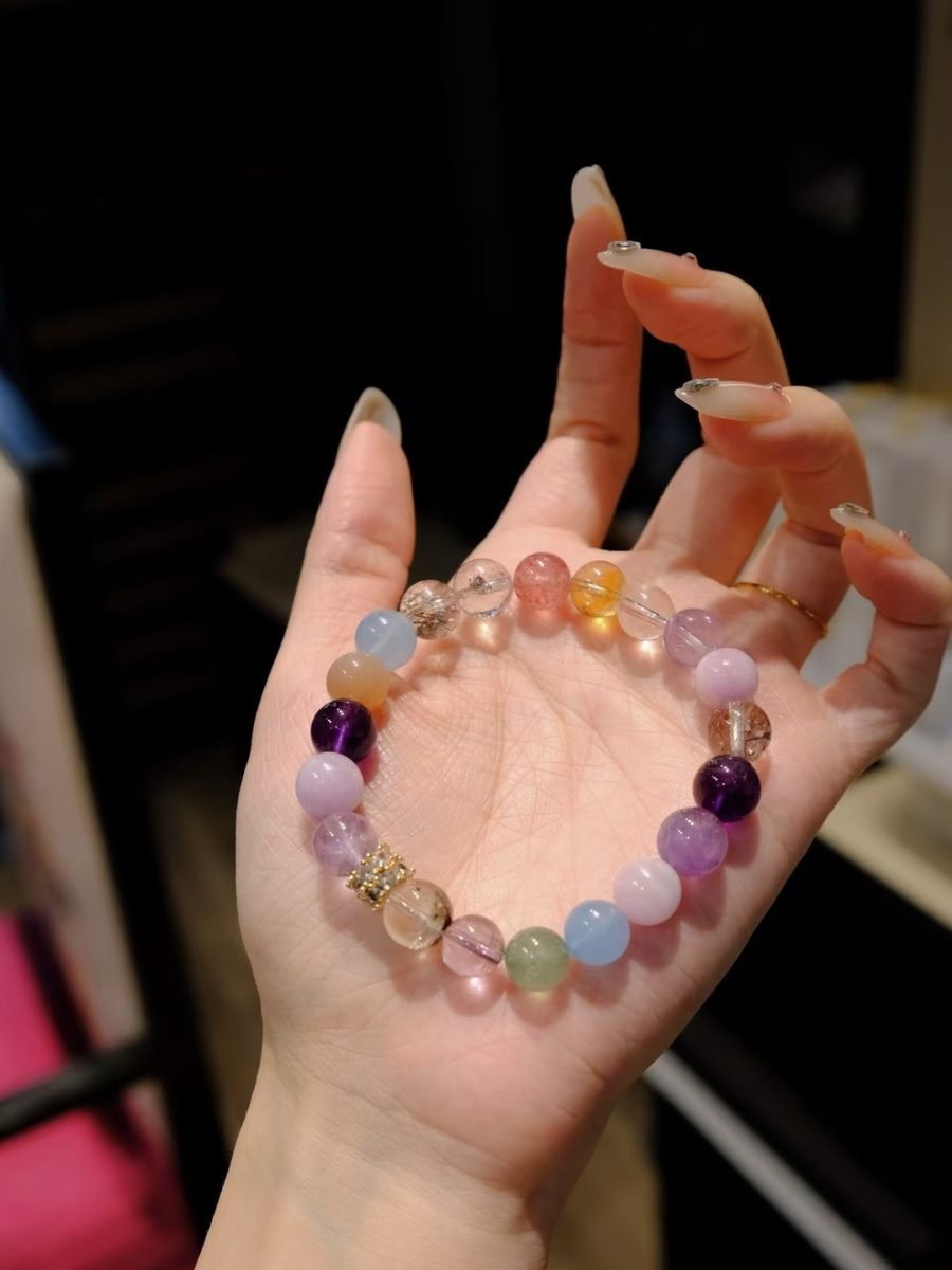 8-9mm 7 Chakra Balancing Bracelet — Ref. 02028