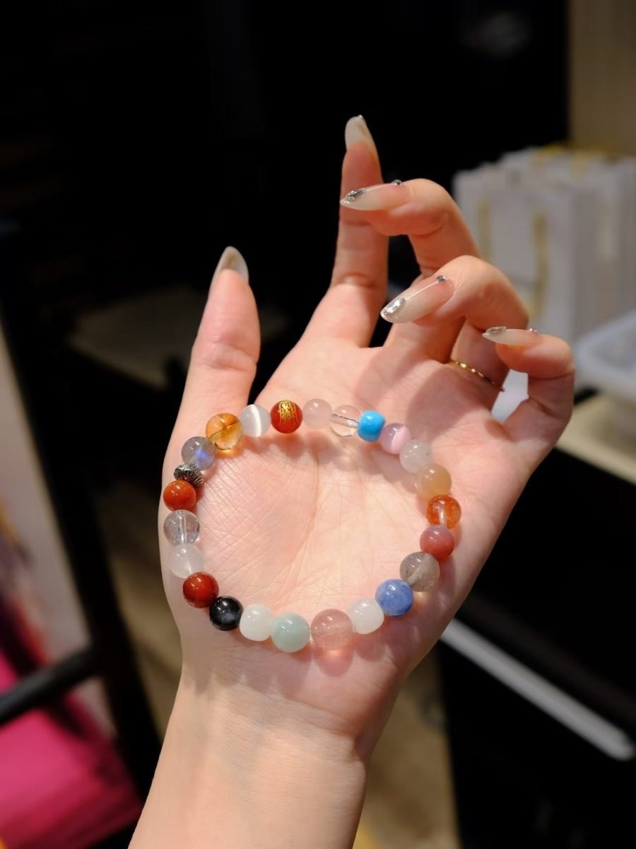 7-9mm 7 Chakra Balancing Bracelet