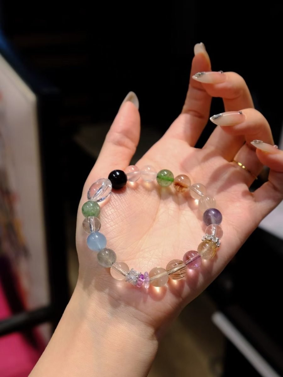 8-9mm 7 Chakra Balancing Bracelet — Ref. 02031