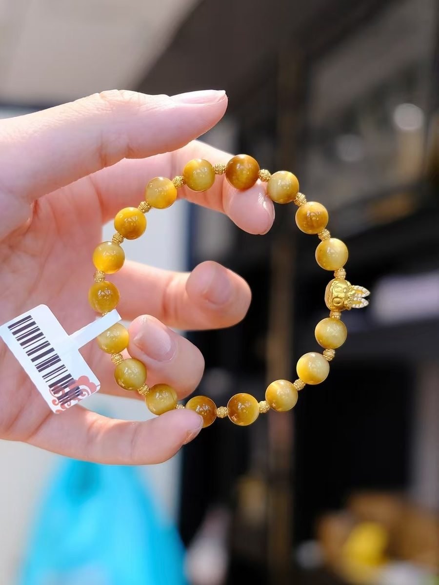 Citrine Bracelet with Tiger Eye — Ref. 02148 - Image 2