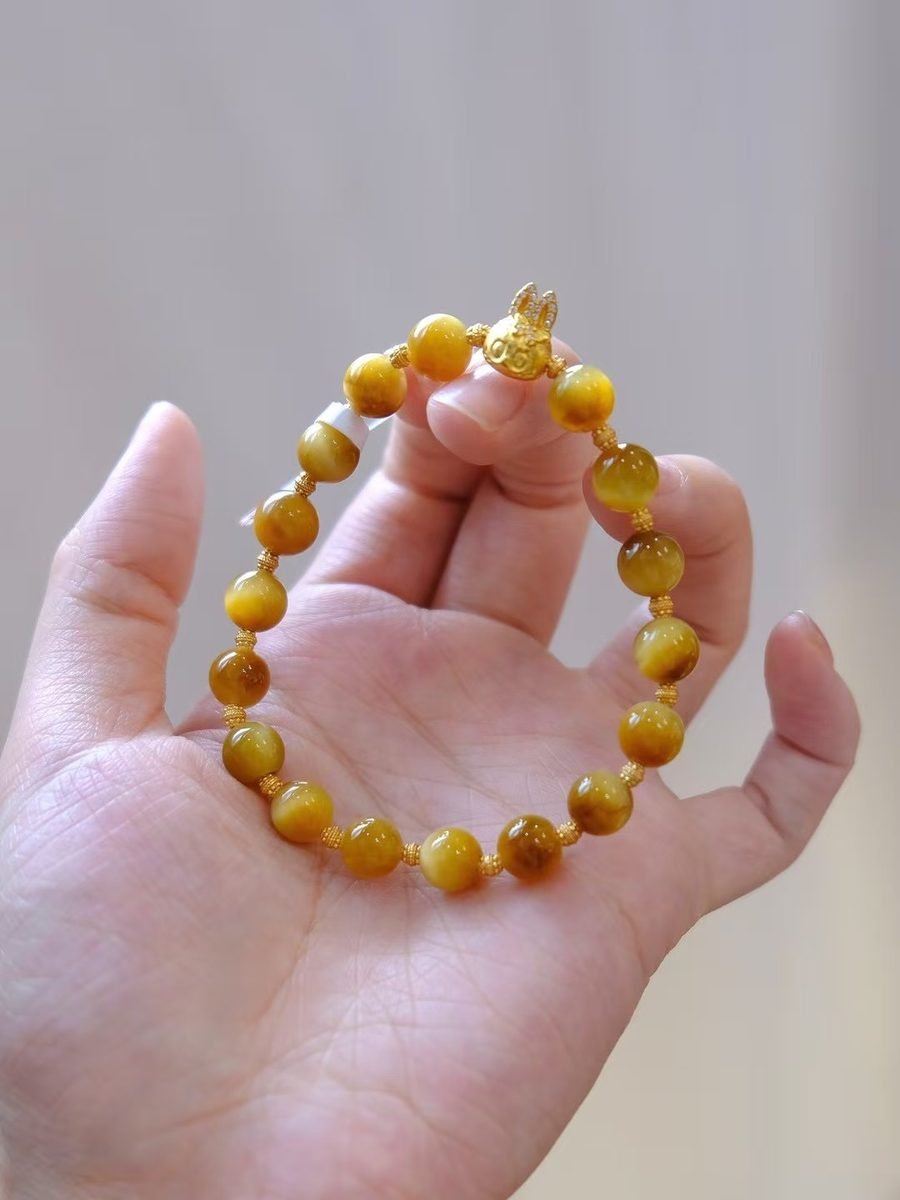 Citrine Bracelet with Tiger Eye — Ref. 02148 - Image 3