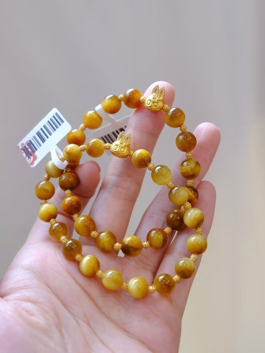 Citrine Bracelet with Tiger Eye — Ref. 02148 - Image 6