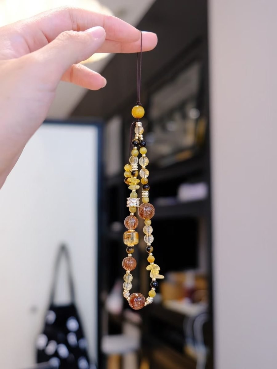 Citrine Bracelet with Tiger Eye — Ref. 02173 - Image 3