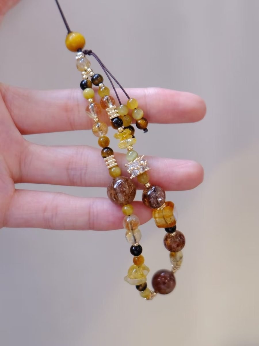 Citrine Bracelet with Tiger Eye — Ref. 02173 - Image 4