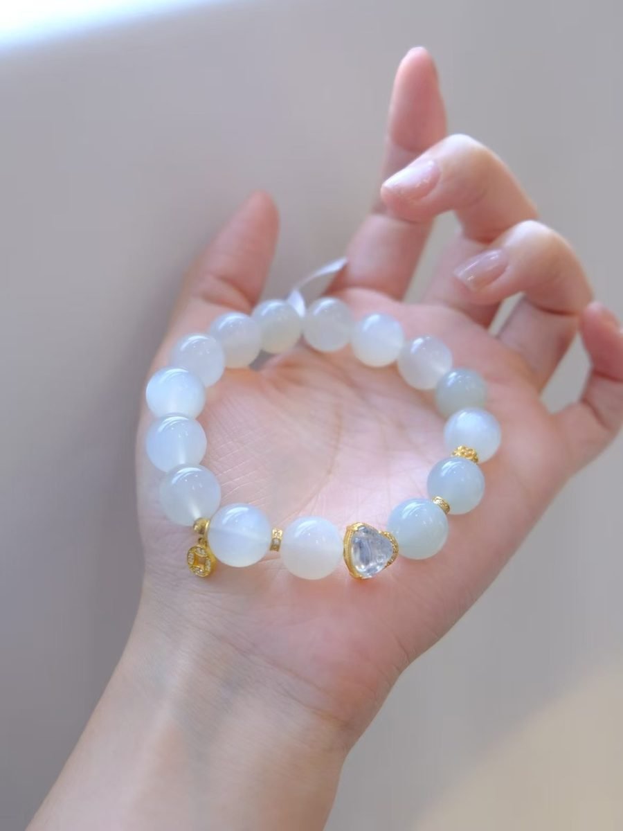Rainbow Moonstone Bracelet — Ref. 02193