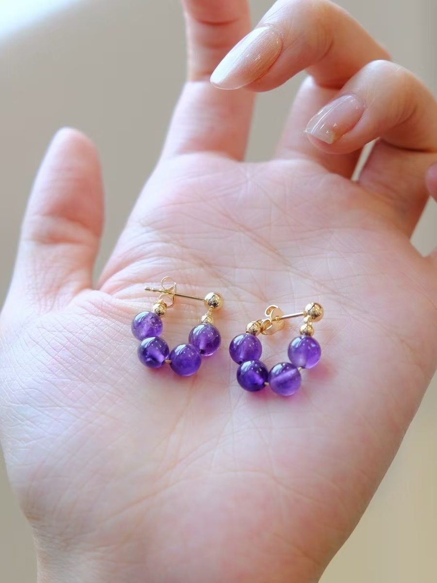 Amethyst Earrings - Image 2