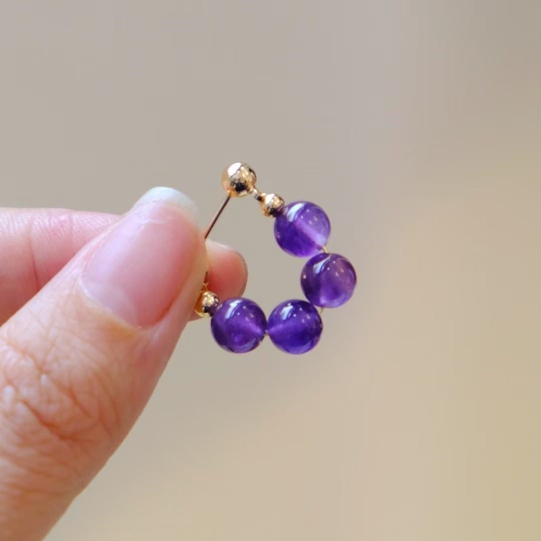Amethyst Earrings - Image 4