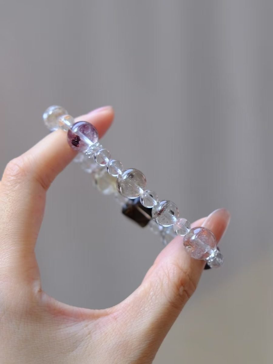 7 Chakra Balancing Bracelet with Clear Quartz & Citrine - Image 2