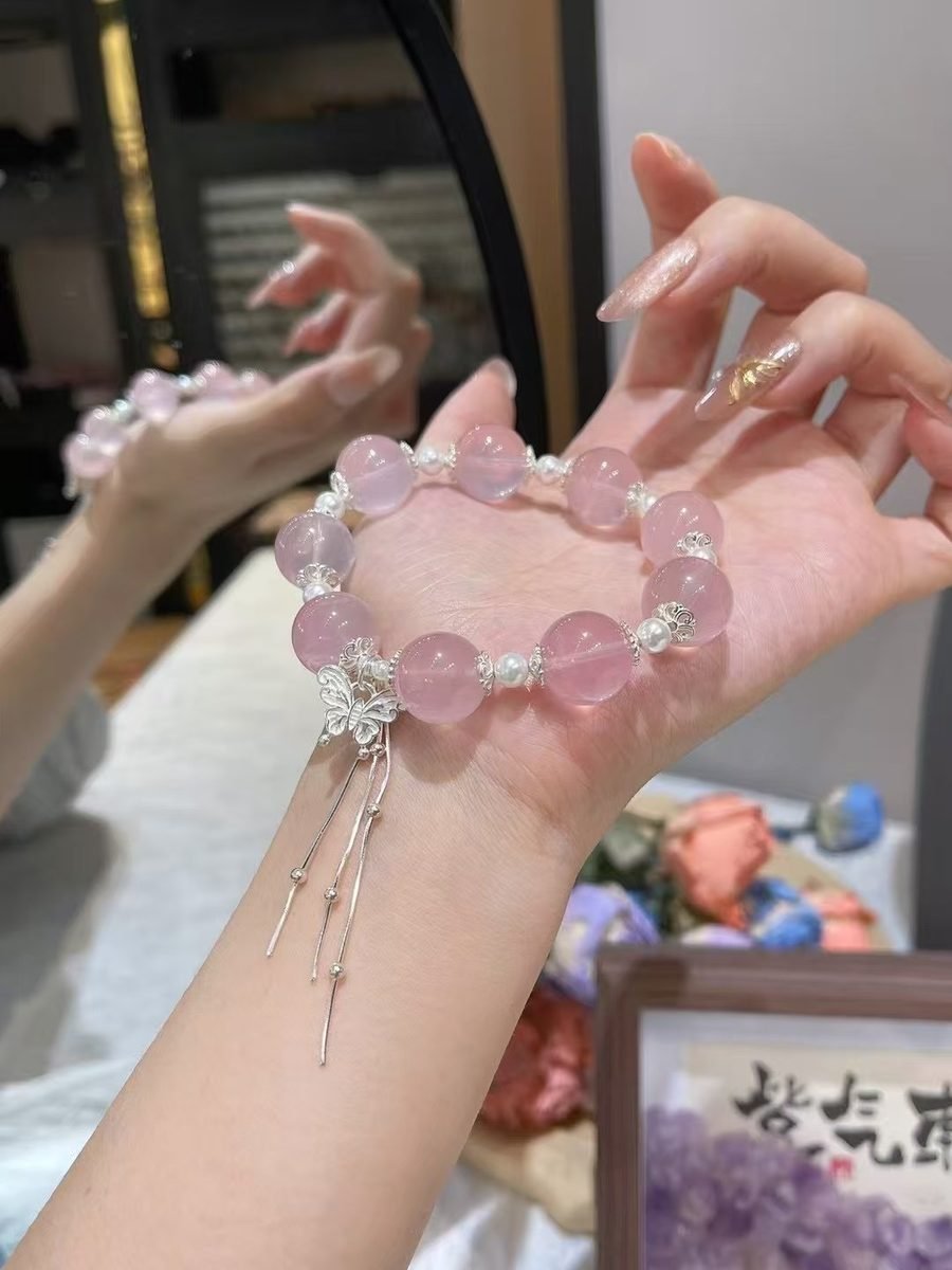 Rose Quartz Bracelet — Ref. 02381 - Image 3