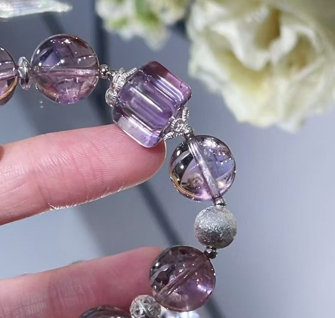 12mm Amethyst Bracelet — Ref. 02454 - Image 3