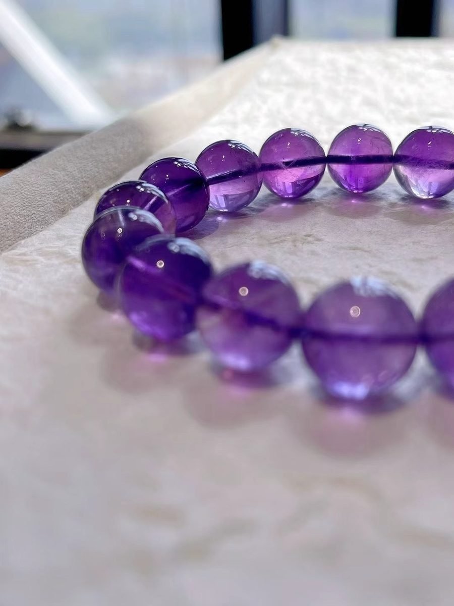 13mm Amethyst Bracelet