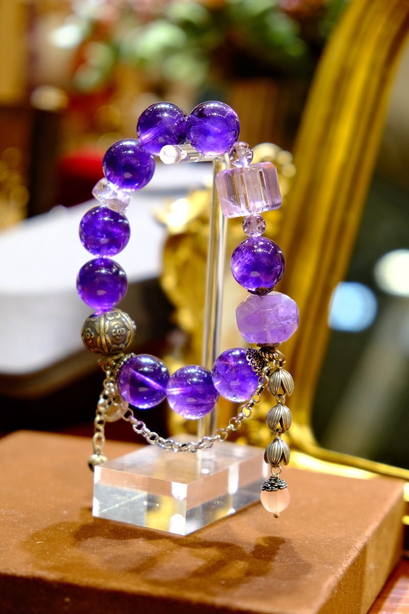 15mm Amethyst Bracelet — Ref. 02784
