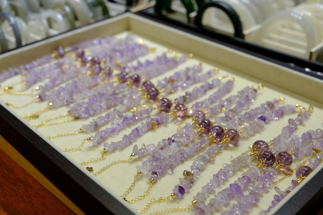 13mm Amethyst Baroque Bead Strand