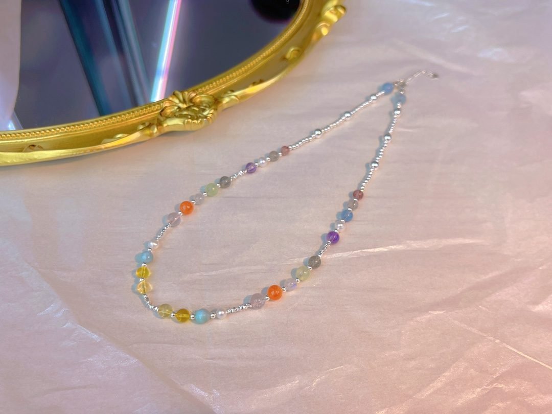 5mm 7 Chakra Balancing Necklace